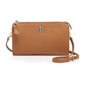 Tory Burch Brody Pebbled WalletCrossbody